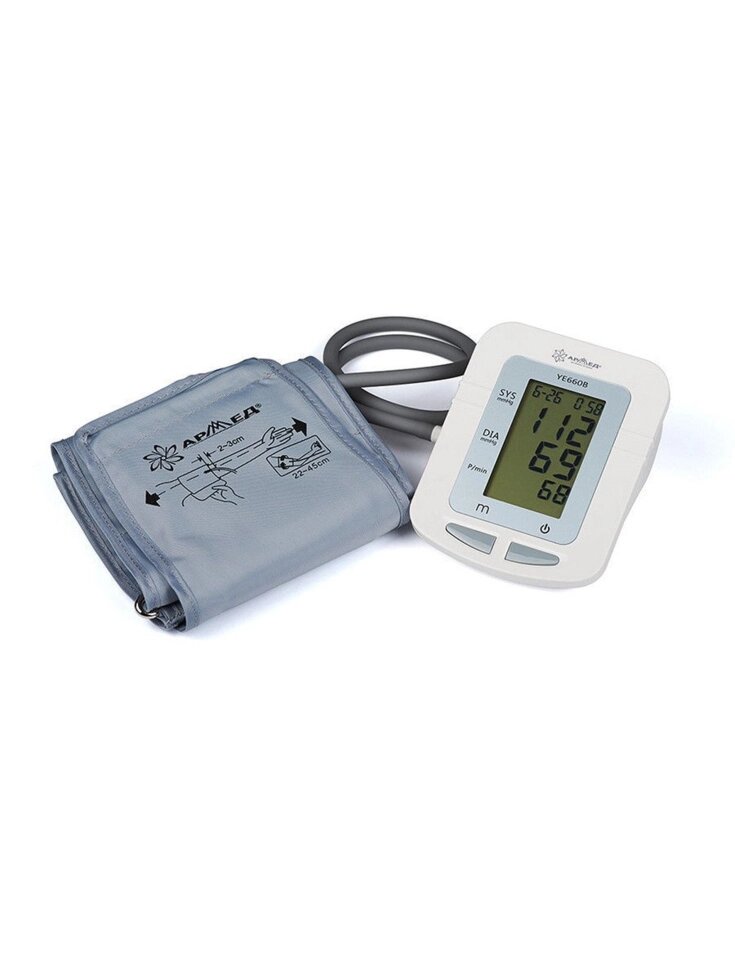 Прибор для измерения артериального давления и частоты пульса электронный (тонометр) YE-660B