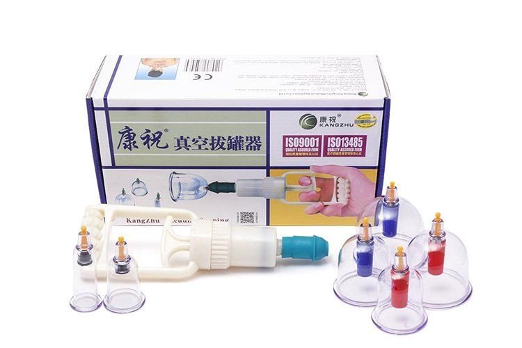 Массажные вакуумные банки с насосом 6 шт (базовый), Китай