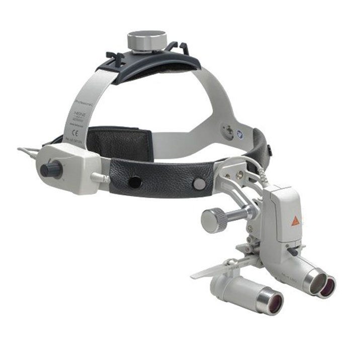 Налобный осветитель ML4 LED с лупой HRP 6Х/340 мм, Heine, Германия