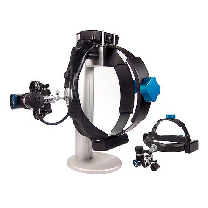 Налобный осветитель LED беспроводной c автоматическим выключателем, литий-ионной батареей и зарядным устройством  Dantschke, Германия